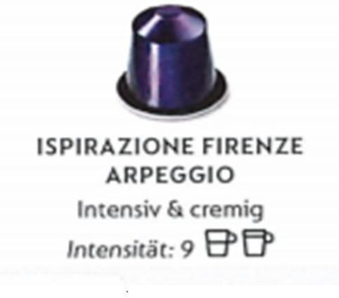 Kafijas kapsulas NESPRESSO Ispirazione Italiana Arpeggio, 53g,10gab